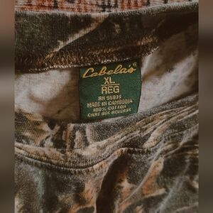Cabela's Camouflage Cotton Tee in Green and Brown